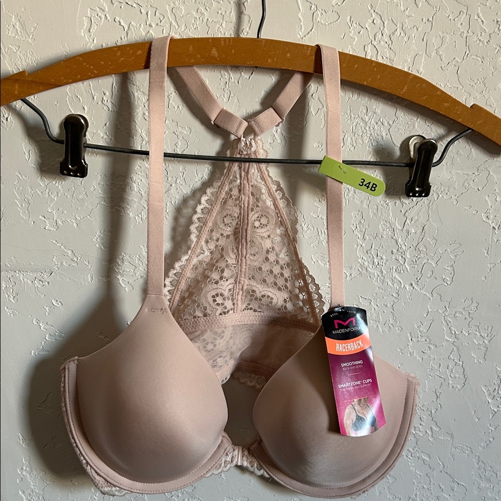 Maidenform Women's Blush Lace Halter Bra
